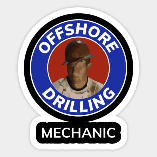 Oil & Gas Offshore Drilling Classic Series - Mechanic Sticker